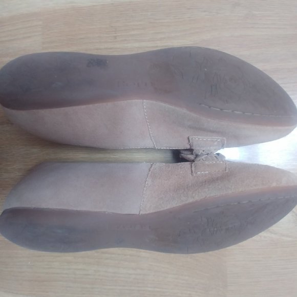 Born Women approx 9 tan taupe suede leather loafers - Picture 7 of 9